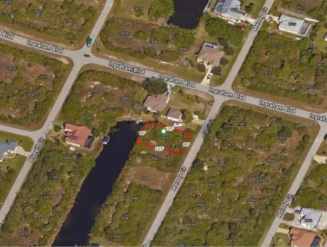 Gulf-Access Waterfront Building Lot