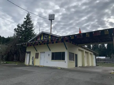 Former Gas Station with Signage
