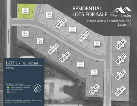 Residential Lot in Lester, Iowa