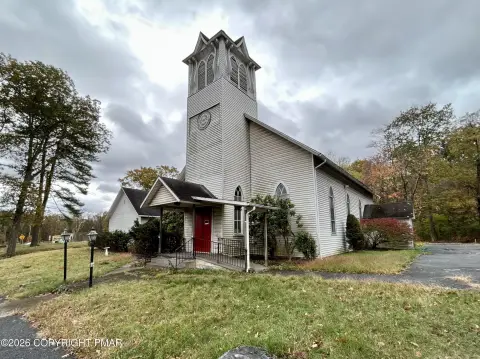 Church Property with Stained Glass