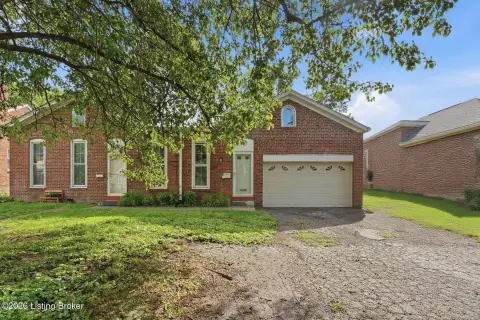 Brick Duplex with Attached Garages