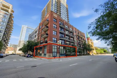 One-Story Corner Flex Space with Parking