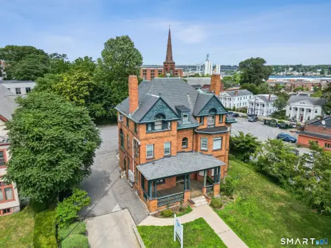 Mixed-Use Five-Unit Brick Building