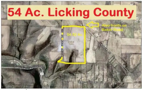 54.52 Acres in Utica, OH