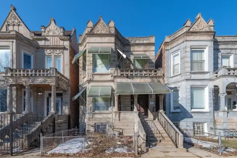 Solid Brick Triplex with Garage