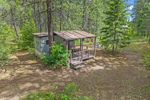 Hunting Land with Campsite Setup