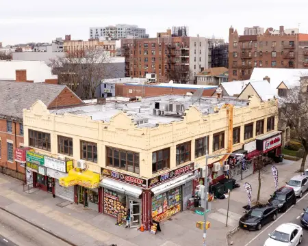 Two-Story Mixed-Use Corner Lot
