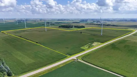 Agricultural Land Tract with Wind Turbines
