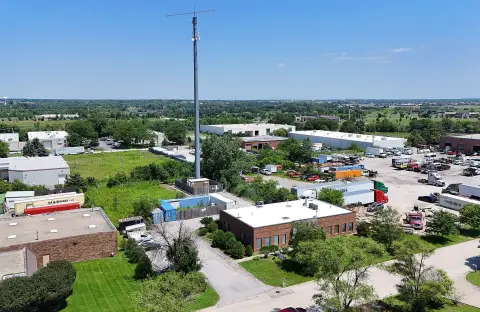 Industrial Flex Building with Tower