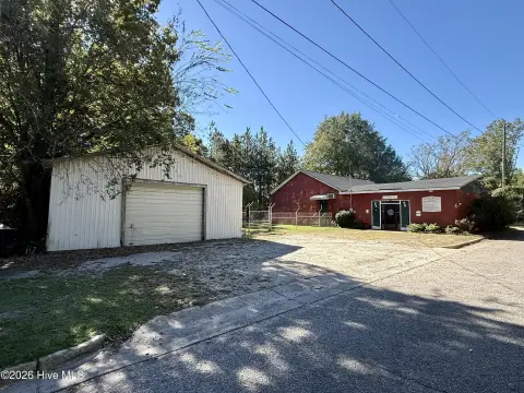 Church Building with Garage