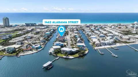 Navarre Beach Deep Water Canal