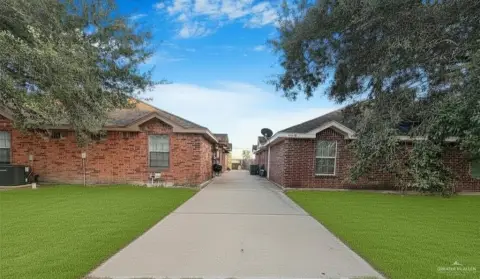 Brick Four-Unit Quadplex