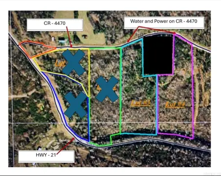 Ozone Acreage with Cleared Sites