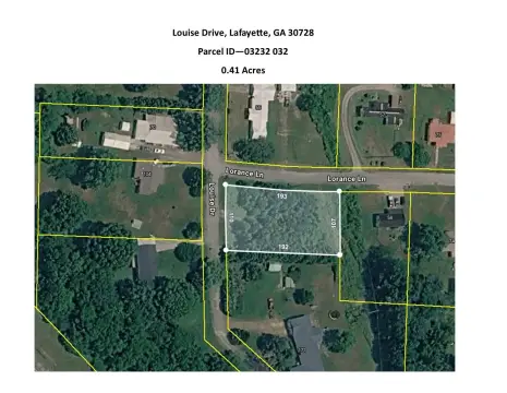 LaFayette, GA Level Corner Lot