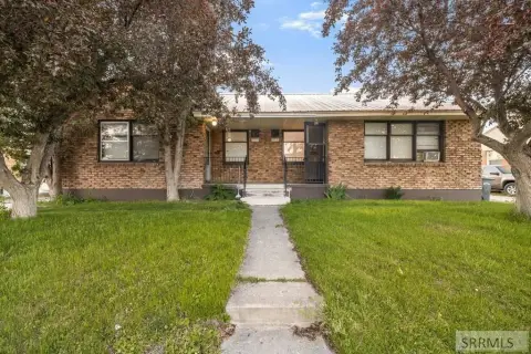 Brick Duplex with Detached Garages
