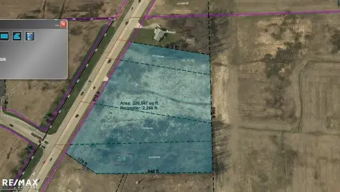 Commercial Land with Curb Cuts