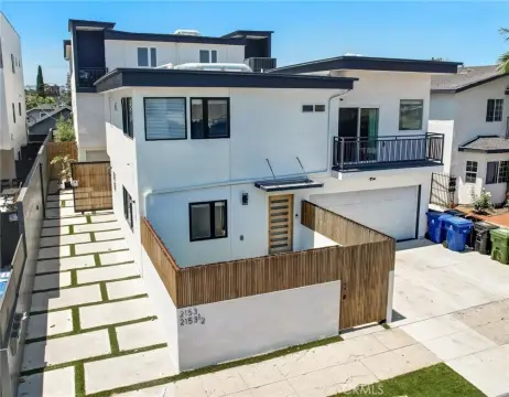 Newer Triplex with Private Gated Driveway
