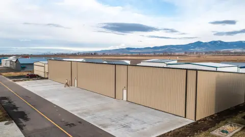 Three-Unit Aircraft Hangar Property