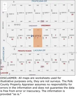 Serene Indian Lake Estates Land