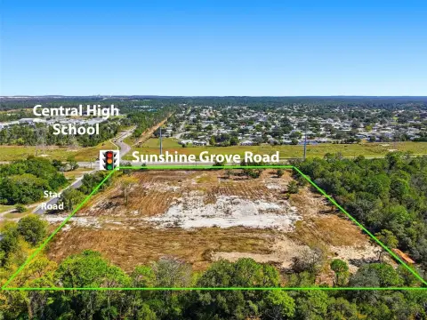Cleared Heavy Highway Commercial Land