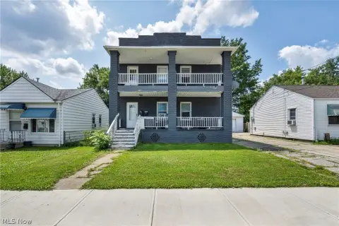 Brick Duplex with Detached Garage