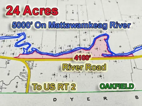 Waterfront Land on Mattawamkeag River