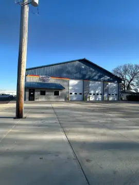 Auto Shop with Tall Service Doors