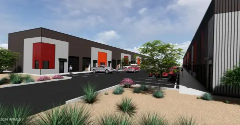 Industrial Land with Flex Warehouse Plans