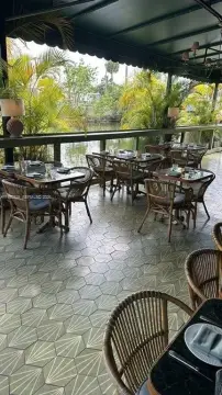 Waterfront Restaurant with Boat Docking