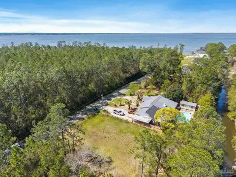 Cleared Canal-Front Lot in Pensacola
