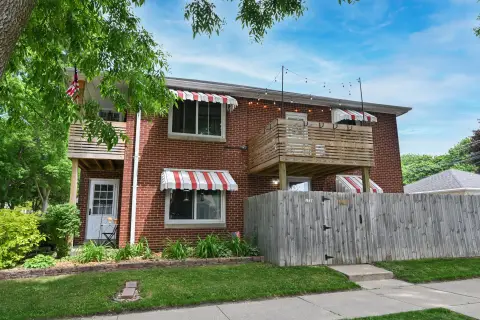 Two-Story Duplex with Two Porches