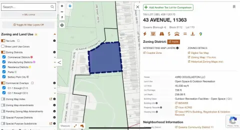 Douglaston Vacant Land For Development