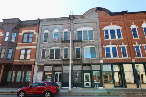 Mixed-Use Building with Four Apartments
