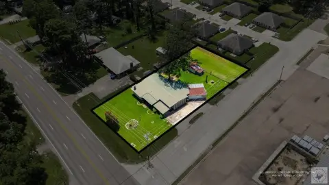 Brick Office Building on Corner Lot