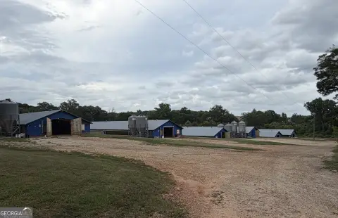 Poultry Farm with Broiler Houses