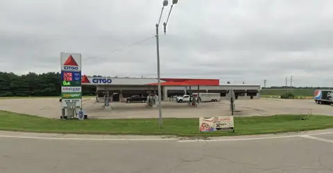 Thriving Gas Station with Subway