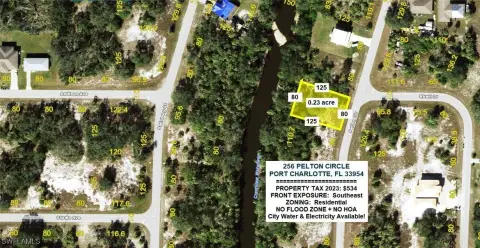 Port Charlotte Canal Lot