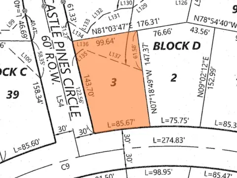 Land in Castle Pines Subdivision