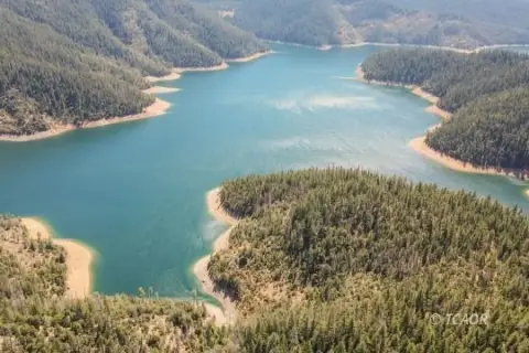 Mountain Land with Lake Views