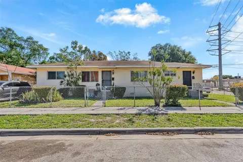 Miami Duplex on Double Lot