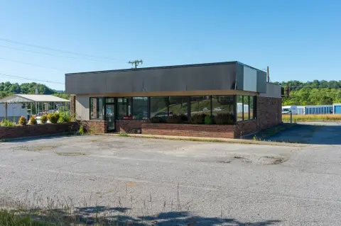 Vacant Commercial Building with New Roof
