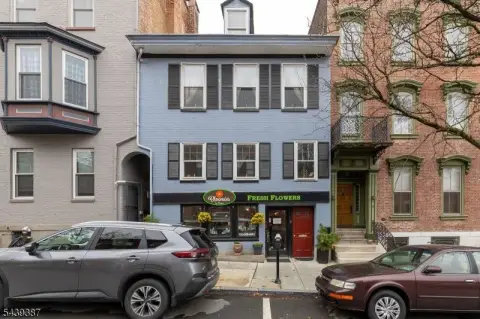 Mixed-Use Building with Flower Shop
