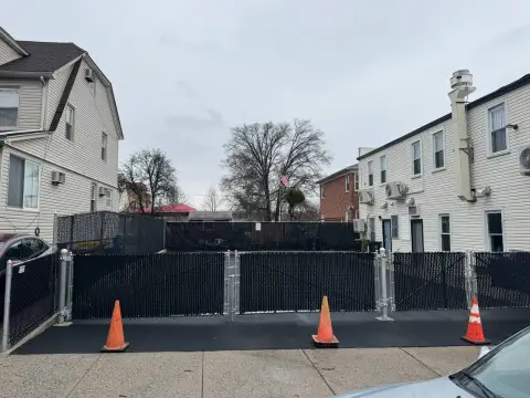 Gated Van Parking Lot with Office