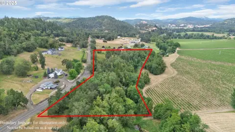 Roseburg Land with Vineyard Views