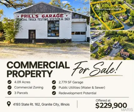 Commercial Land with Service Garage