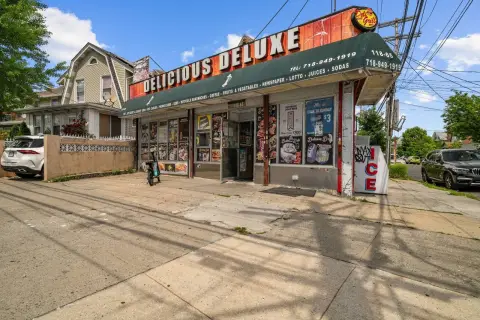 Single-Story Mixed-Use Corner Building