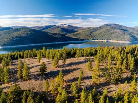 Mountain Land Overlooking Koocanusa Reservoir