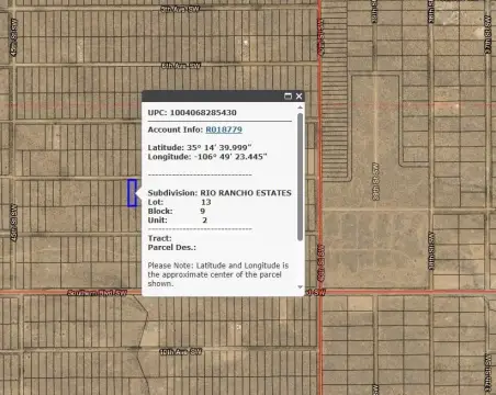 Rio Rancho Land For Sale
