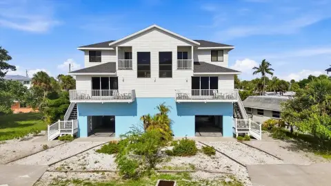 Beach-Access Duplex with Balconies