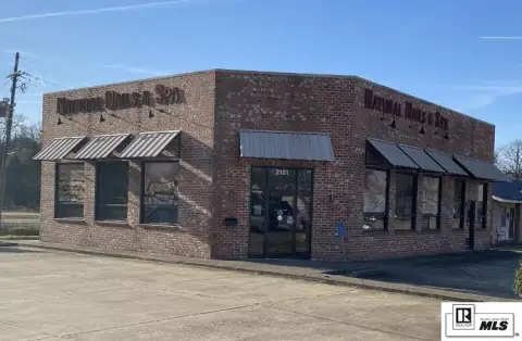 Corner Retail Brick Building